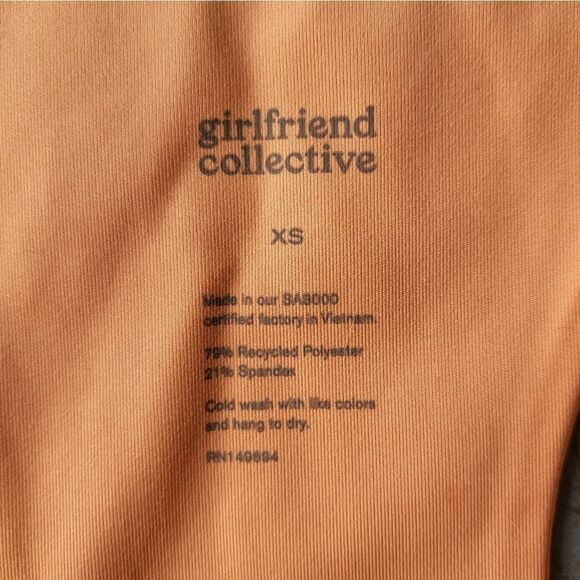 Girlfriend Collective Horizon Paloma Workout Sports Bra Racerback Scoop Neck XS - Picture 5 of 7